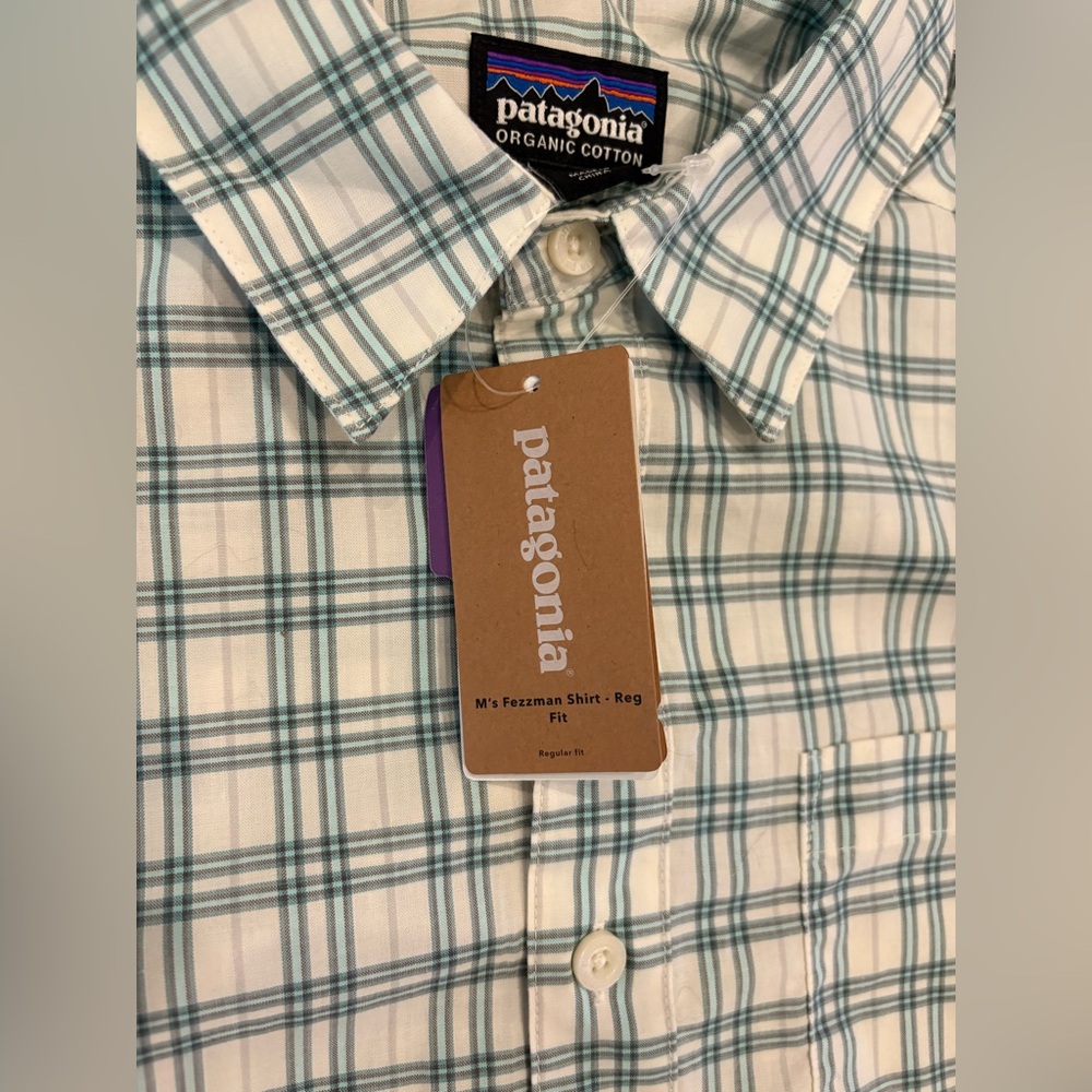 Patagonia Men’s Fezzman Button Down Short-Sleeve Shirt. Small. New with Tags. - Picture 2 of 5
